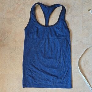 Lululemon Women's Blue Racerback Tank Top Compression style